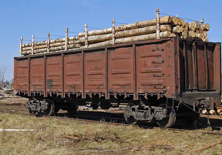 Перевозка ЛЕСА вагонами из Тайги в Новокузнецк